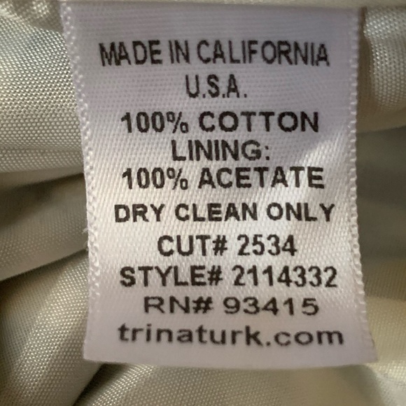 Trina Turk Dress Size 2 - Picture 11 of 16